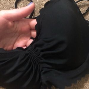 Scalloped swimsuit top